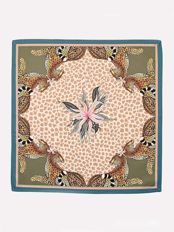Leopard Lily Stone Napkins