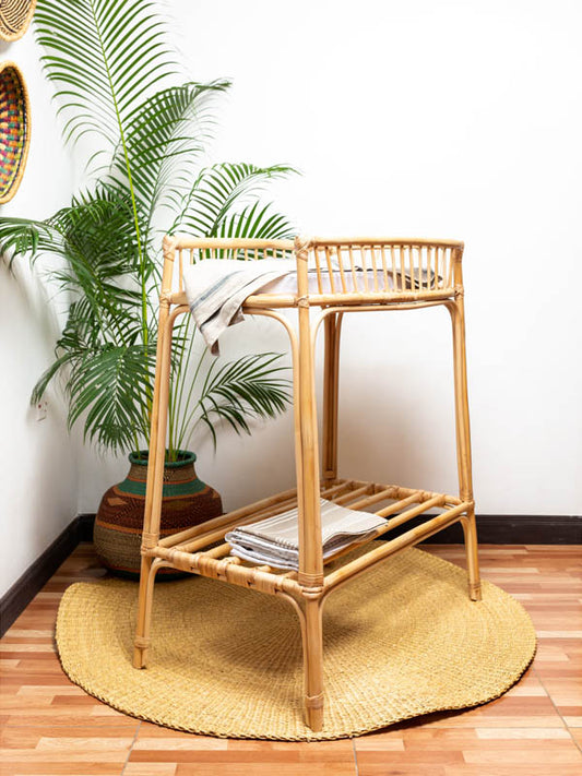 Rattan Baby Changing Table