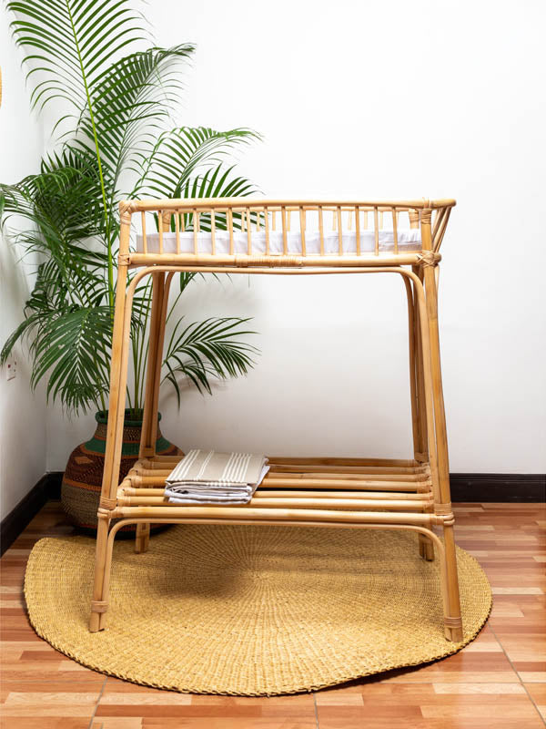 Rattan Baby Changing Table