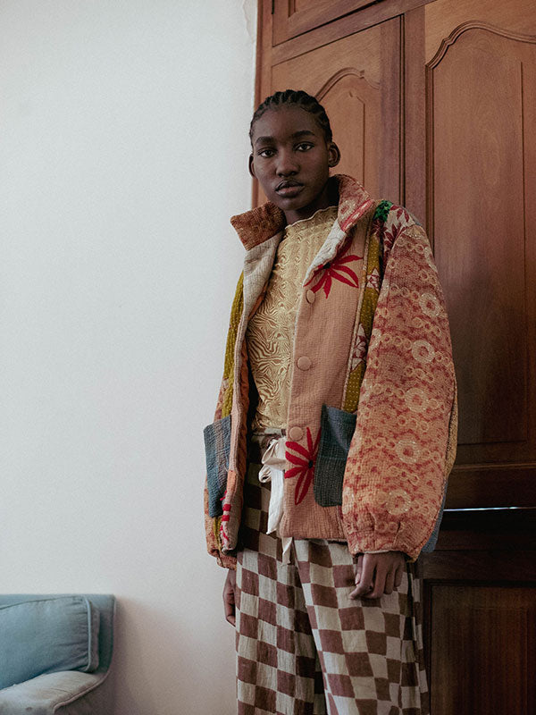 The Kantha Puffer Jacket