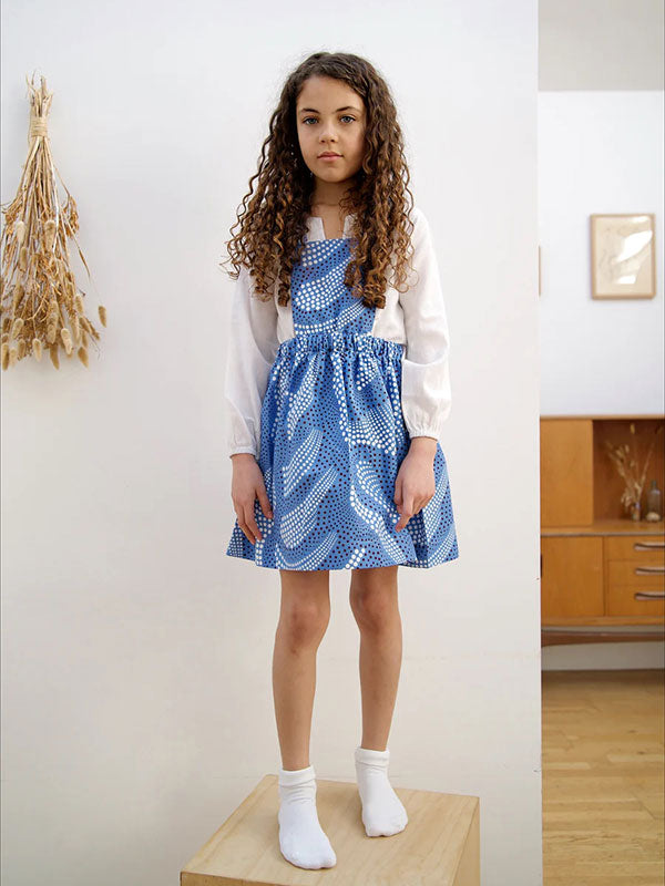Blue Dot Ndidi Apron Dress
