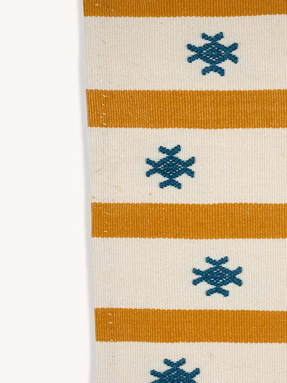 Izamna Stripe Handwoven Napkins (Set of 2) - Yellow