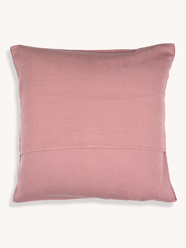 The Path of the Sun Handwoven Cushion - Pale Pink
