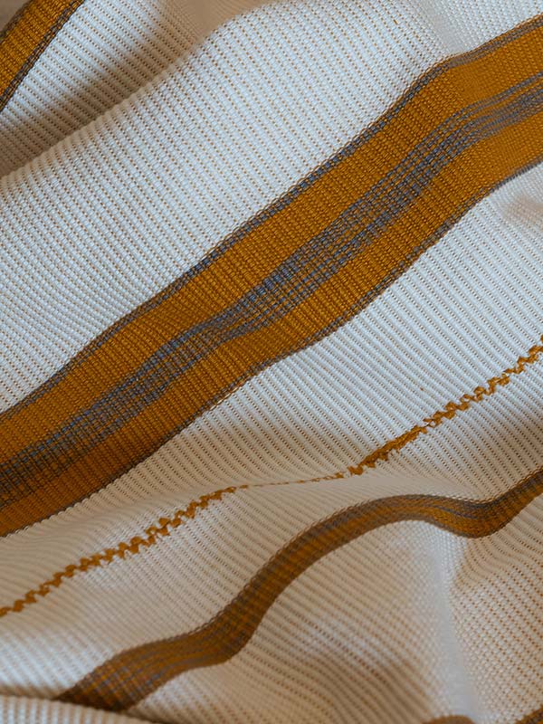 Stripe Pantelho Handwoven Throw - Yellow