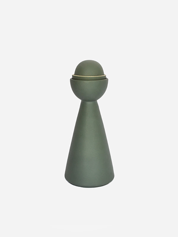 Green Half Moon Carafe with 2 Cups