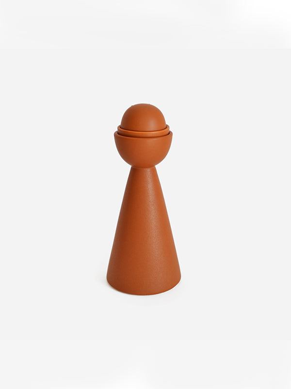 Terracotta Half Moon Carafe with 2 Cups