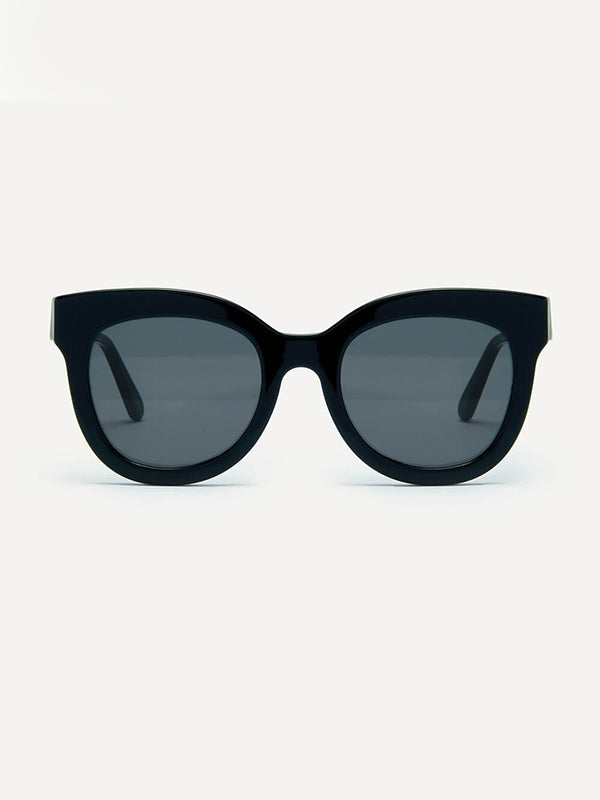 Mzuri Black Oversized Sunglasses