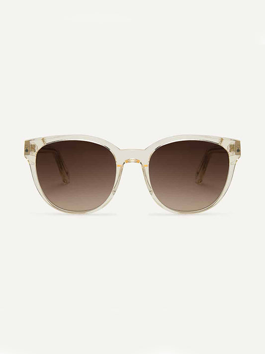 Nkiru Almond Oversized Sunglasses
