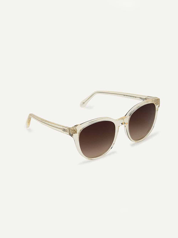 Nkiru Almond Oversized Sunglasses