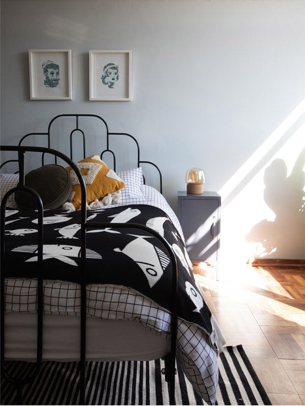 Keep Swimming Cotton Blanket / Throw