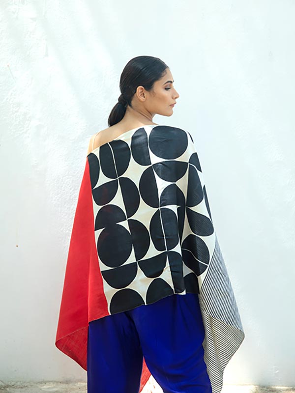 Moon Peace Silk Scarf
