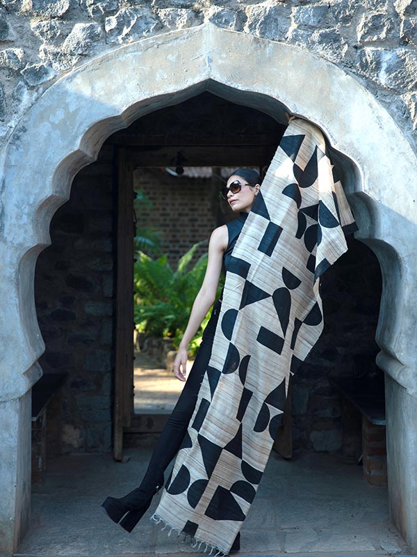 Maze Peace Silk Scarf