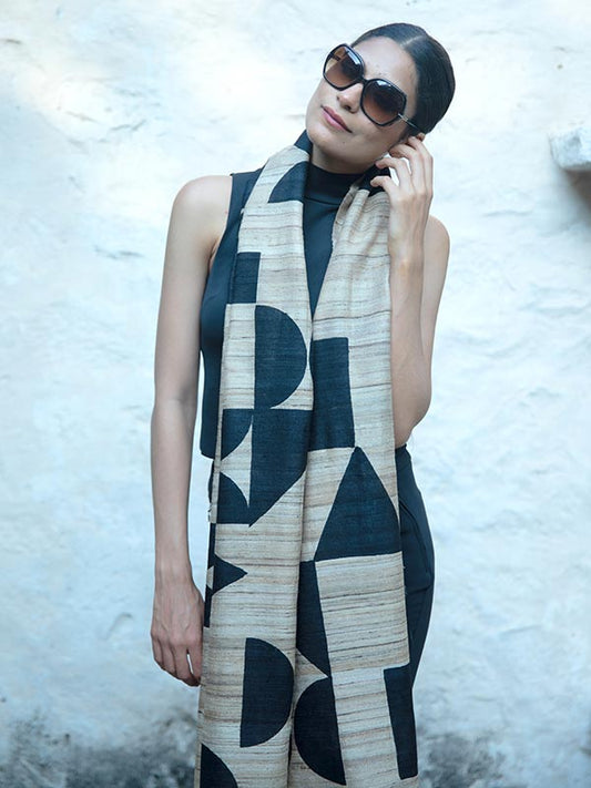Maze Peace Silk Scarf