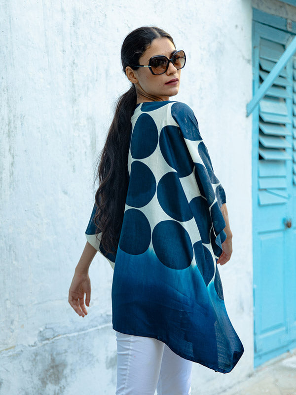 Bada Gola Silk Short Kimono
