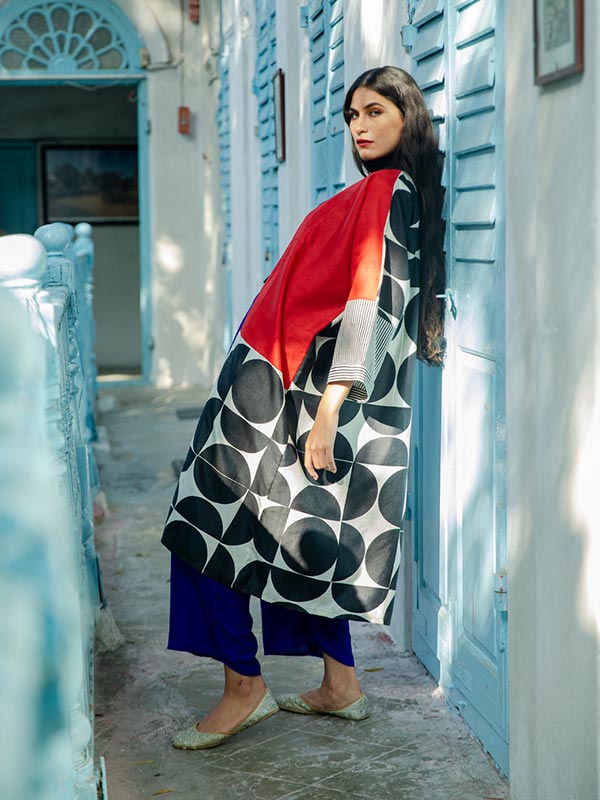 Moon Silk Long Kimono
