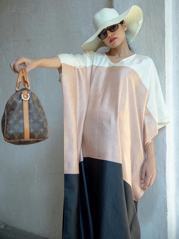 Spectrum Eri Silk Kaftan Maxi Dress