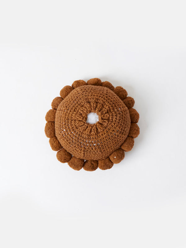 Valle Round Pom Pom Cushion, Small