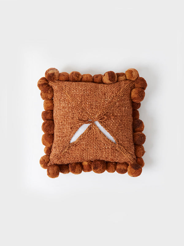 Valle Square Pom Pom Cushion