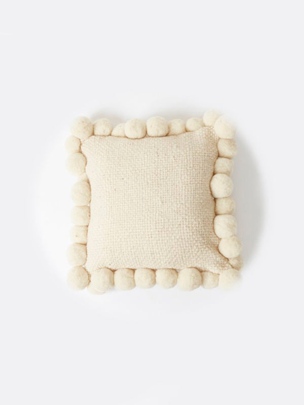 Valle Square Pom Pom Cushion