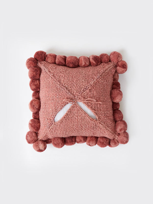 Valle Square Pom Pom Cushion