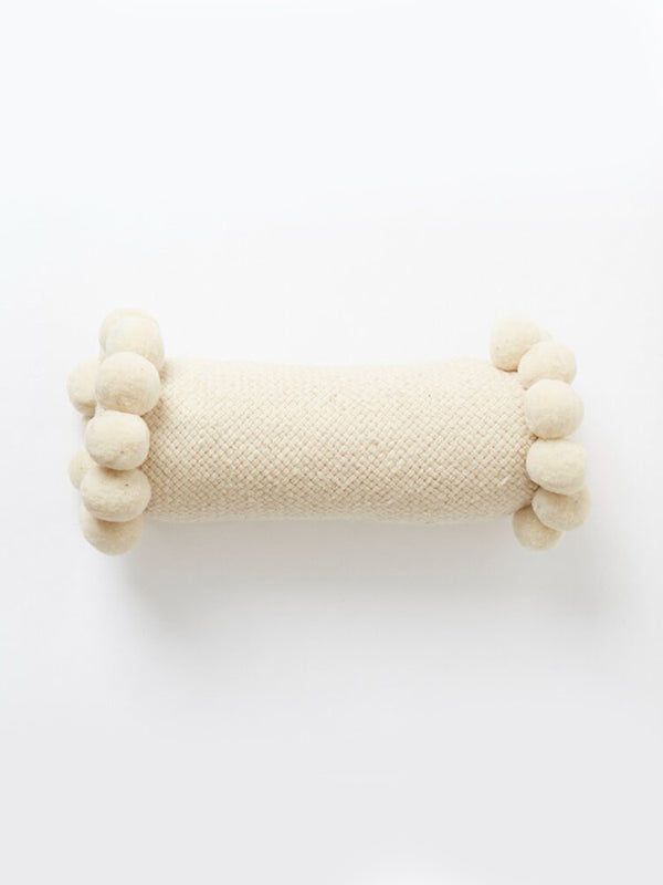 Valle Pom Pom Bolster Cushion