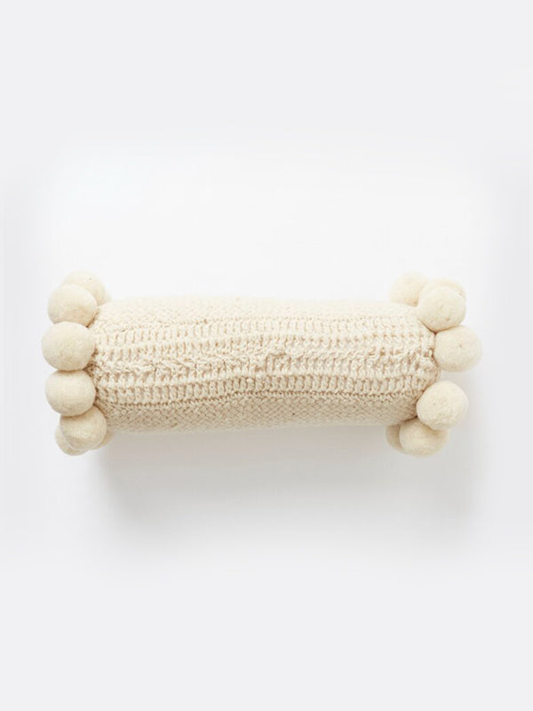 Valle Pom Pom Bolster Cushion