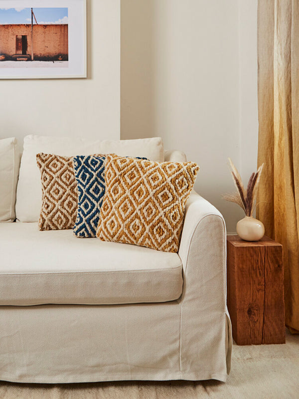 Argentinian wool artisan cushions