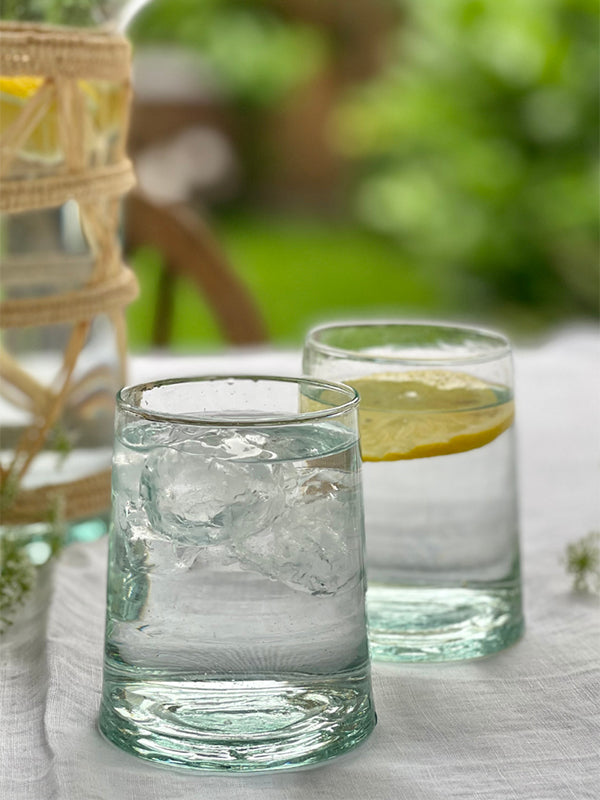 Recycled Beldi Glasses, Pack of Six