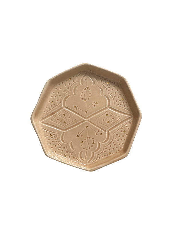 Sand Beldi Octagon Side Plate – Chabi Chic