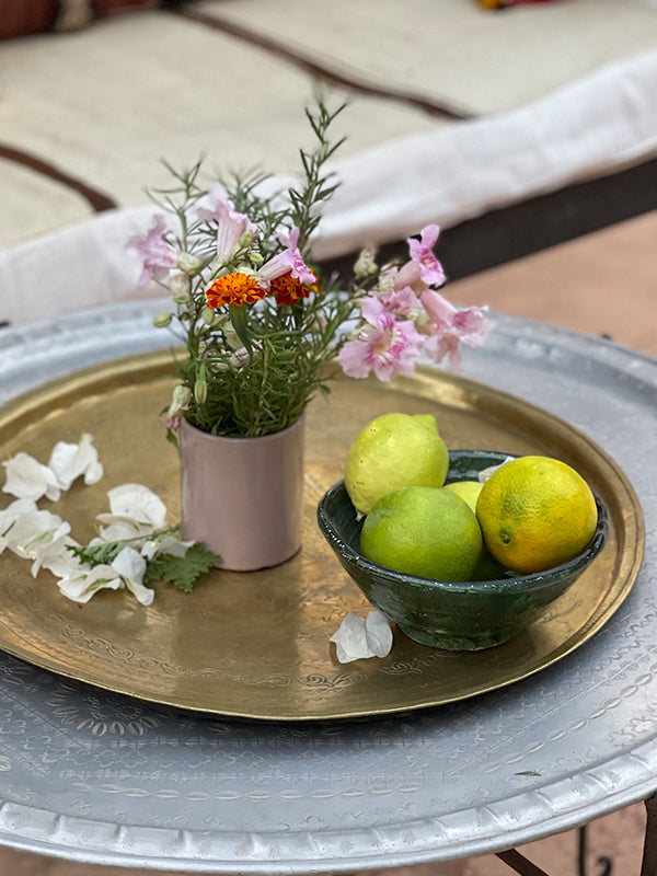 Tamegroute Ceramic Fruit Bowl, Green