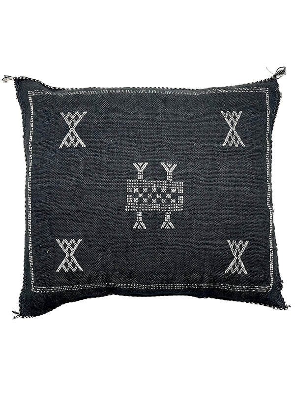 Sabra Cactus Silk Cushion - Twilight