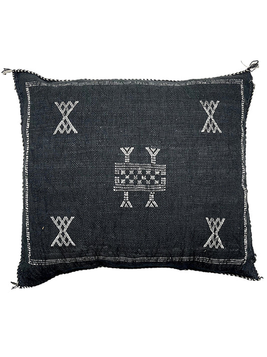 Sabra Cactus Silk Cushion - Twilight