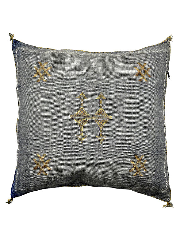 Sabra Cactus Silk Cushion - Dusk