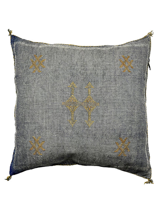 Sabra Cactus Silk Cushion - Dusk