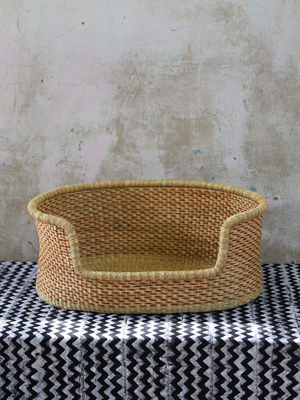 Large Woven Dog Bed