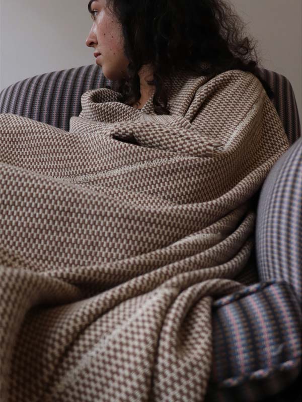 Babillay Coffee Cotton Blanket
