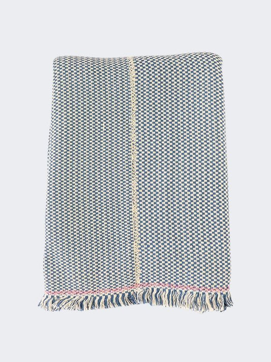 Babillay Blue Cotton Blanket