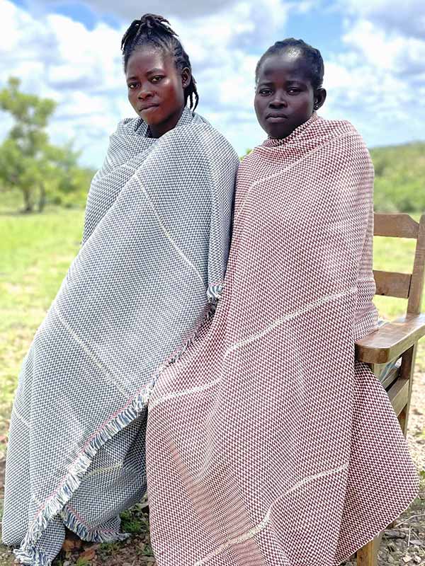 Babillay Blue Cotton Blanket