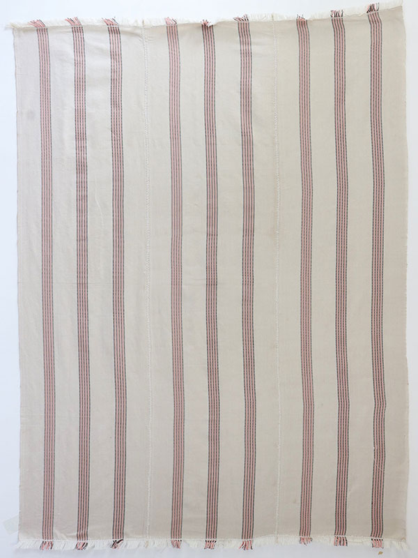 Koo Koo Throw in White with Pink