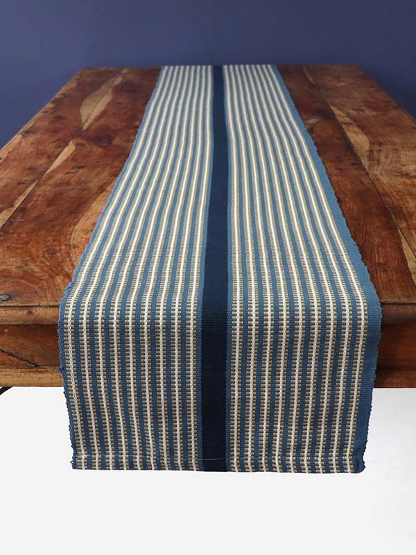 Palmaz Table Runner Blue & Yellow