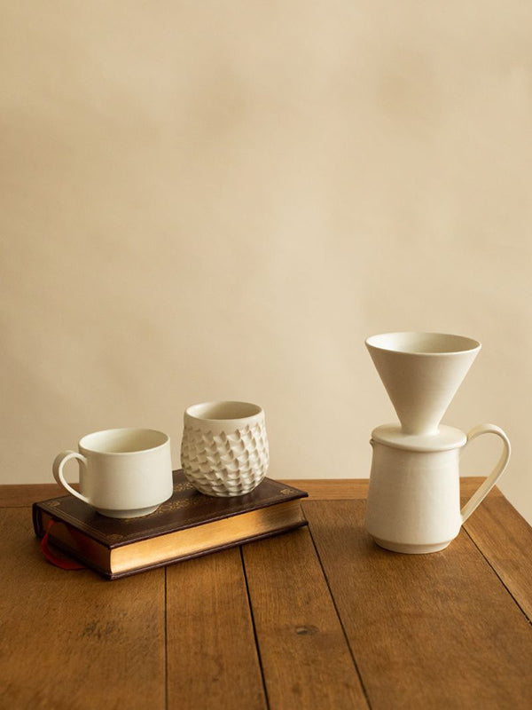 Yoshida Off White Coffee Jug