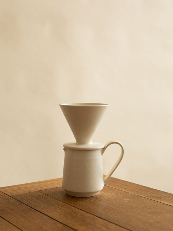 Yoshida Off White Coffee Dripper