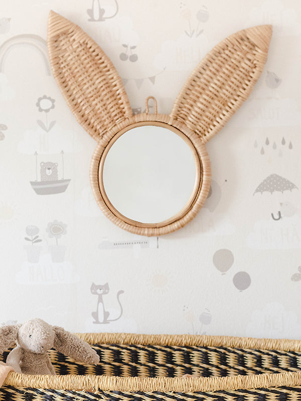 Adanko Bunny Kids Bedroom Mirror