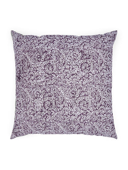 Indian hand block printed large square cushion