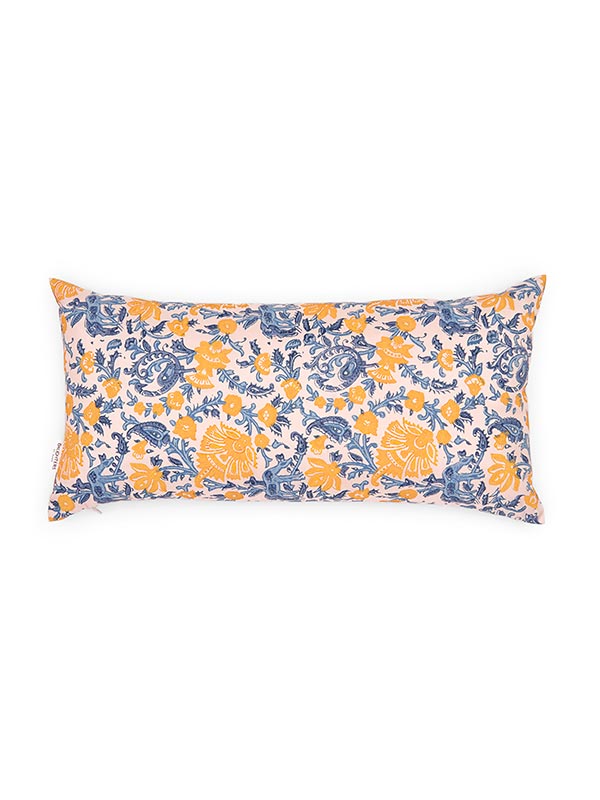 Shanaya Silk Reversible Bolster Cushion