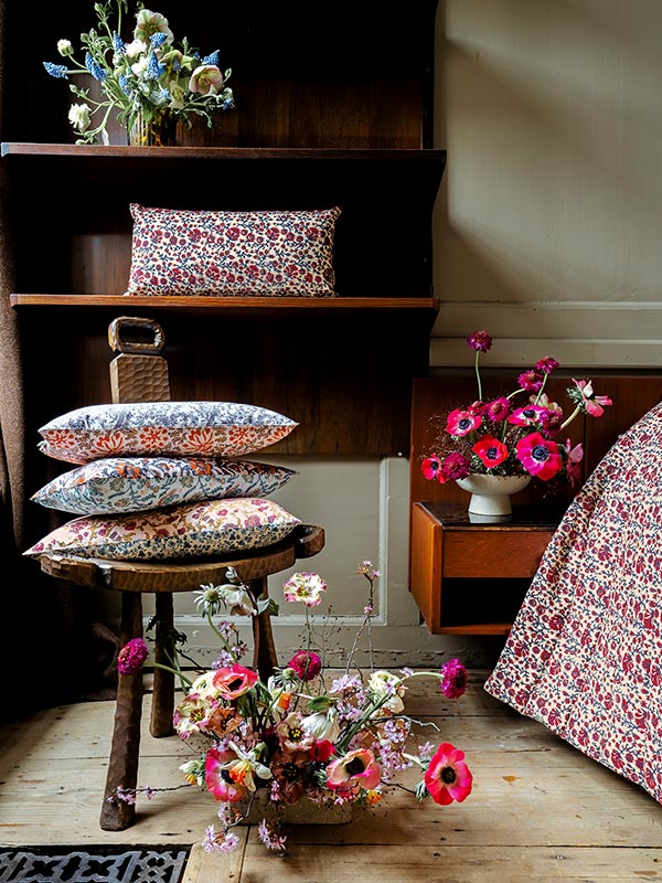 Shanaya Silk Reversible Bolster Cushion