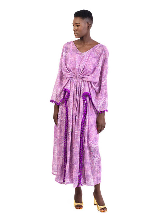 SWIRLS Tassel Kaftan