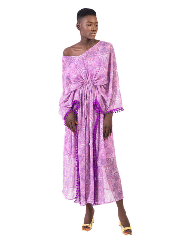 SWIRLS Tassel Kaftan