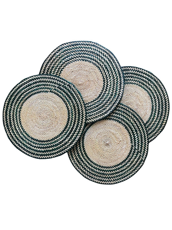 Green Checkerboard Placemats (set of 4)