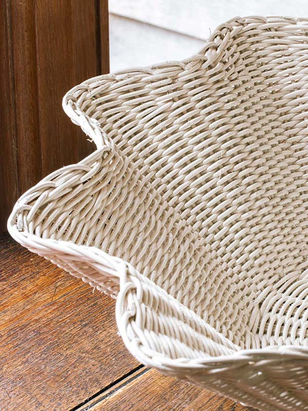 Wavy Rattan Bowl